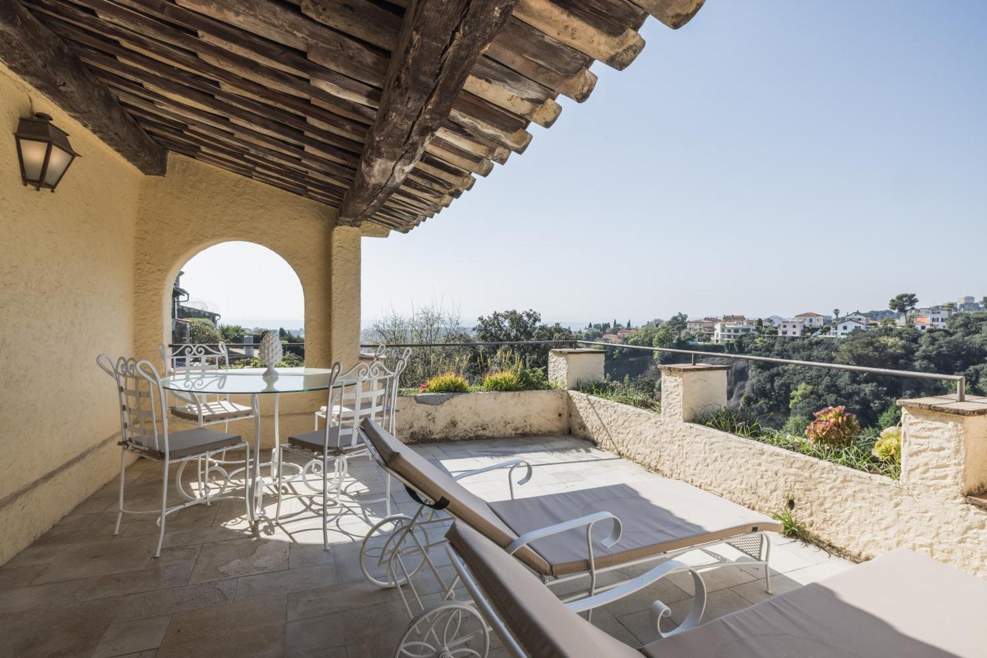 Chateau Le Cagnard Cagnes-sur-Mer Dış mekan fotoğraf